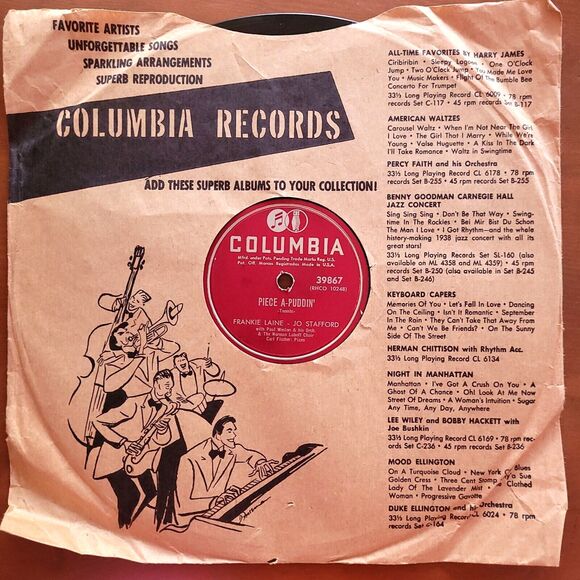 Frankie Laine Jo Stafford 78 Setting The Woods On Fire / Piece A-Puddin' E- - Picture 1 of 4